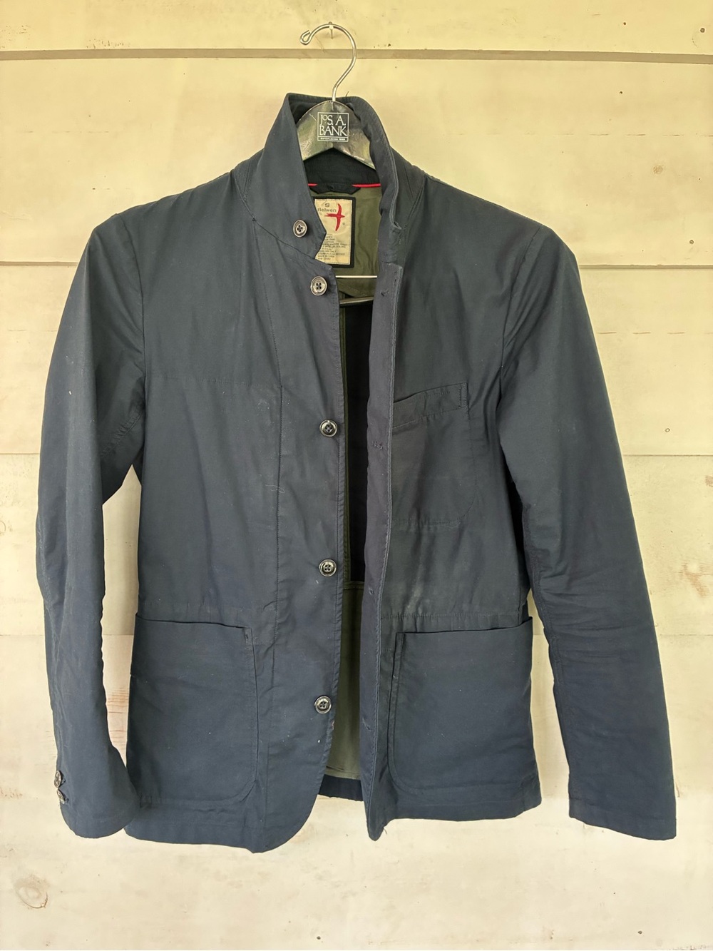 Relwen Flyweight Flex Blazer In Navy Blue Size Small Huckberry